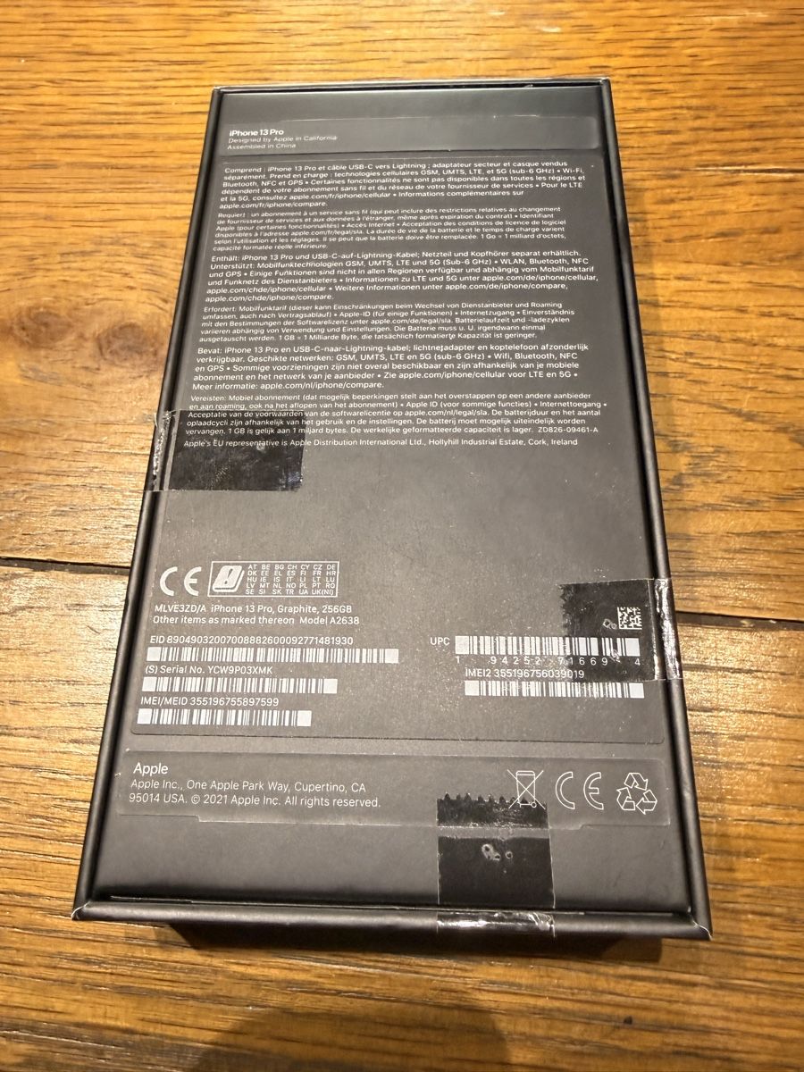 Apple Handys / Smartphones: iPhone 13 Pro graphite 256GB – Gebraucht aus saviese von sbo_2nk8 5