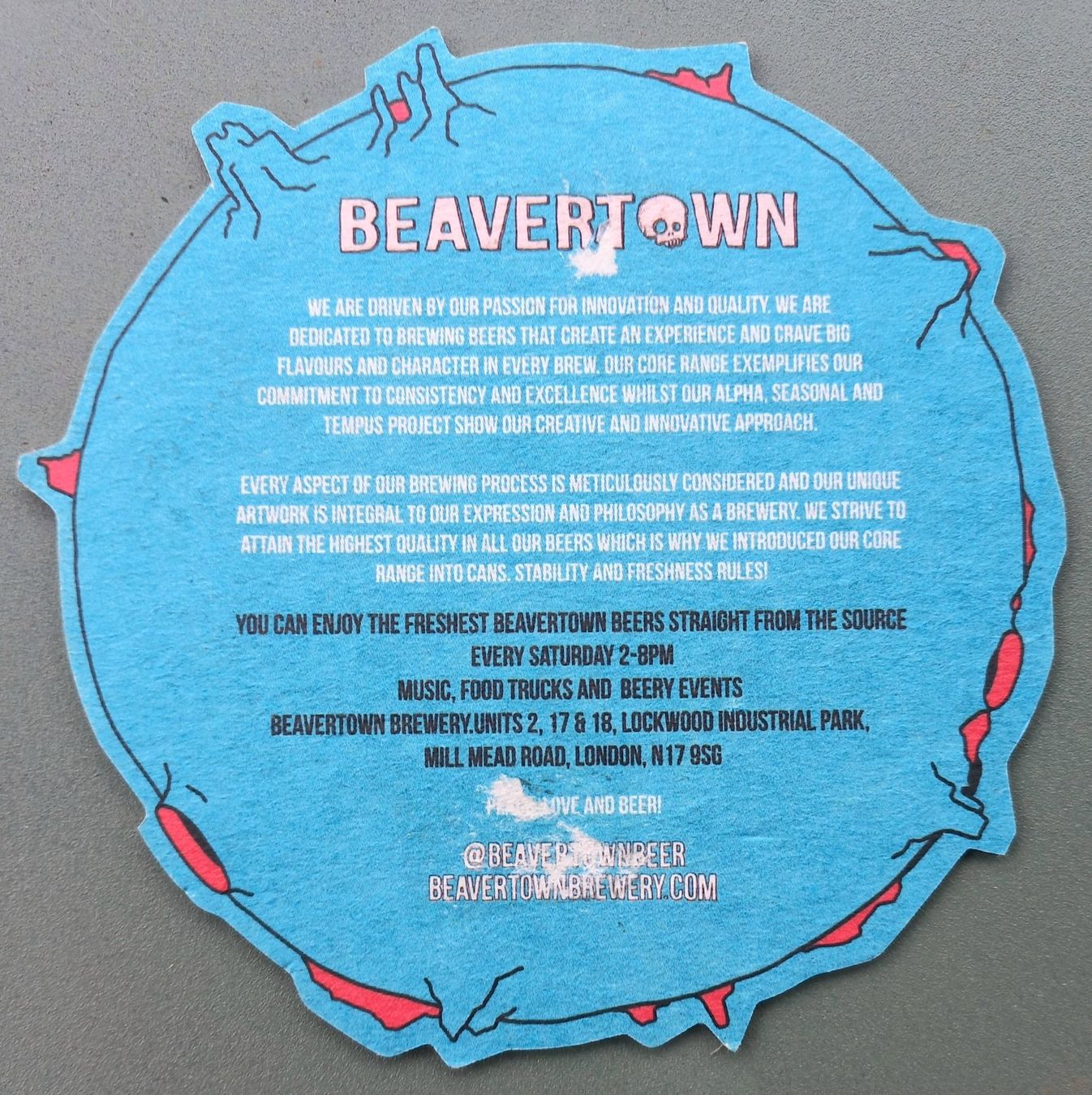 Sottobicchieri: Bierdeckel - Beavertown - GB – Usato da Niederuzwil venduto da lubimaja