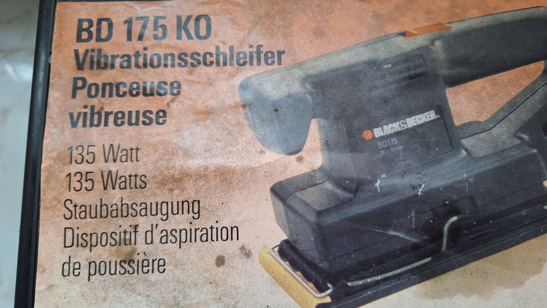 Schleifen & Polieren: Vibrationsschleifer "Black & Decker " Made in England , – Neu (gemäss Beschreibung) aus Dornach von majo8689 4