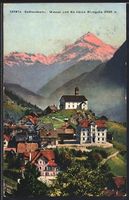 Wassen /Gotthardbahn, Ortsansicht mit kl