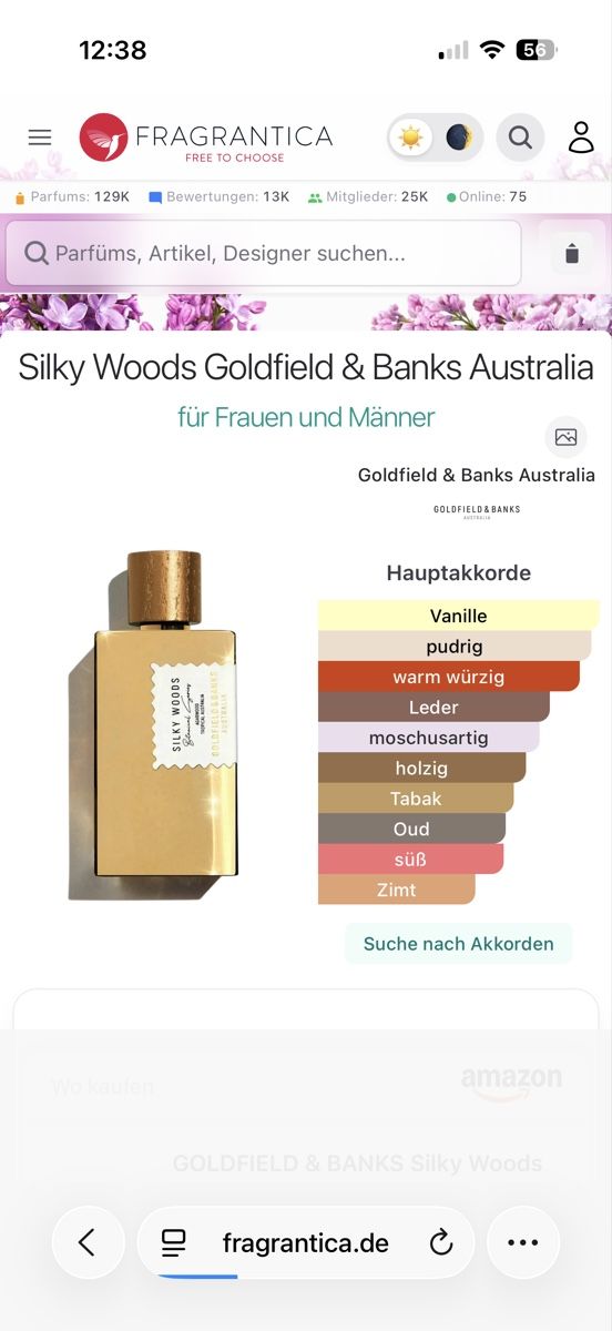 Profumi & Eau de Toilette: Goldfield & Banks Silky Woods , 2 ml – Usato da Sursee venduto da nri_g5z8 1