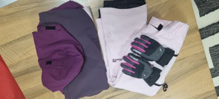 Skianzug für Damen / Mädchen – Rehall, Grösse M+Handschuhe