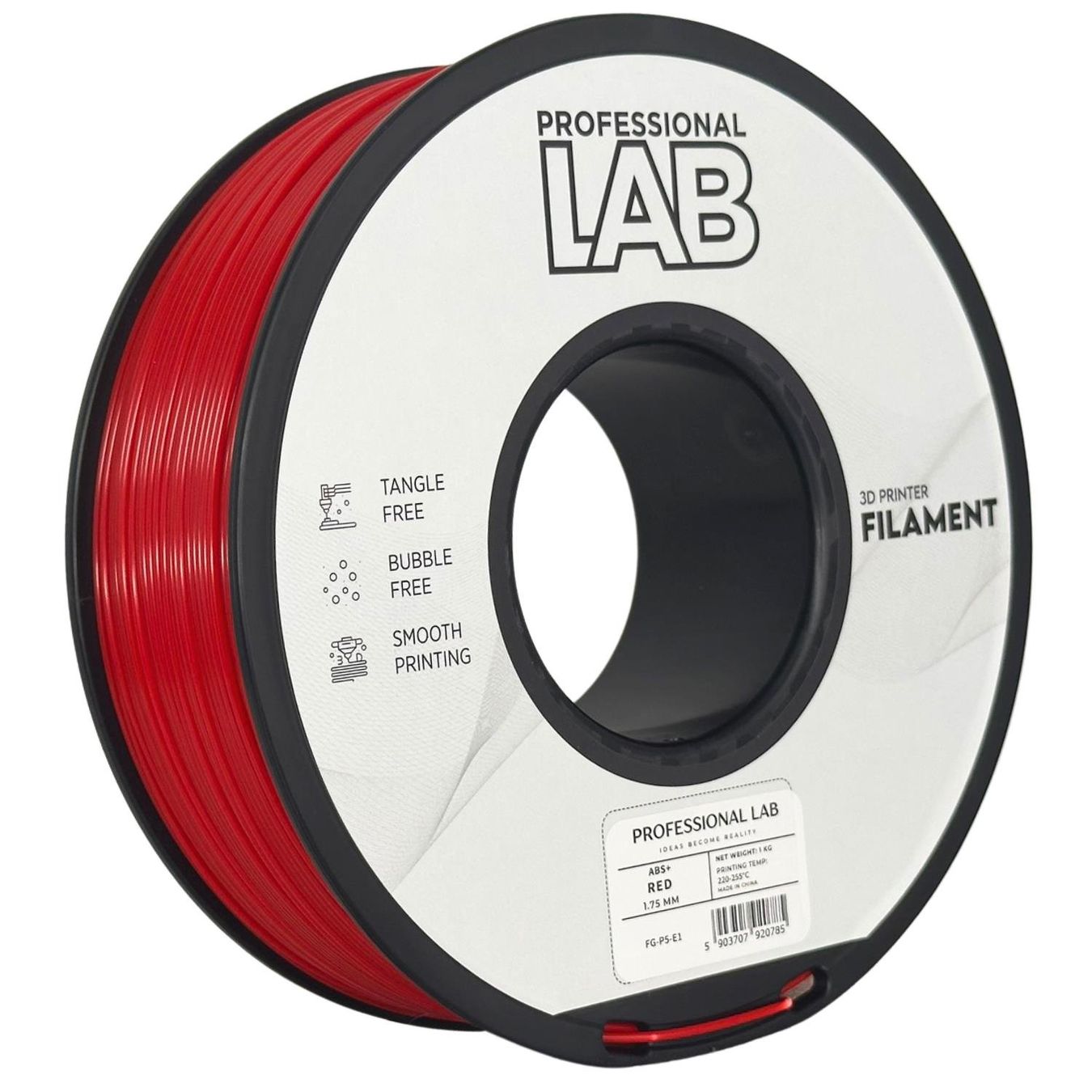 Stampanti 3D: ABS+ Filament, 1.75 mm, 1 kg, Rot – Nuovo e nell'imballaggio originale da Uffikon venduto da DisimaTec