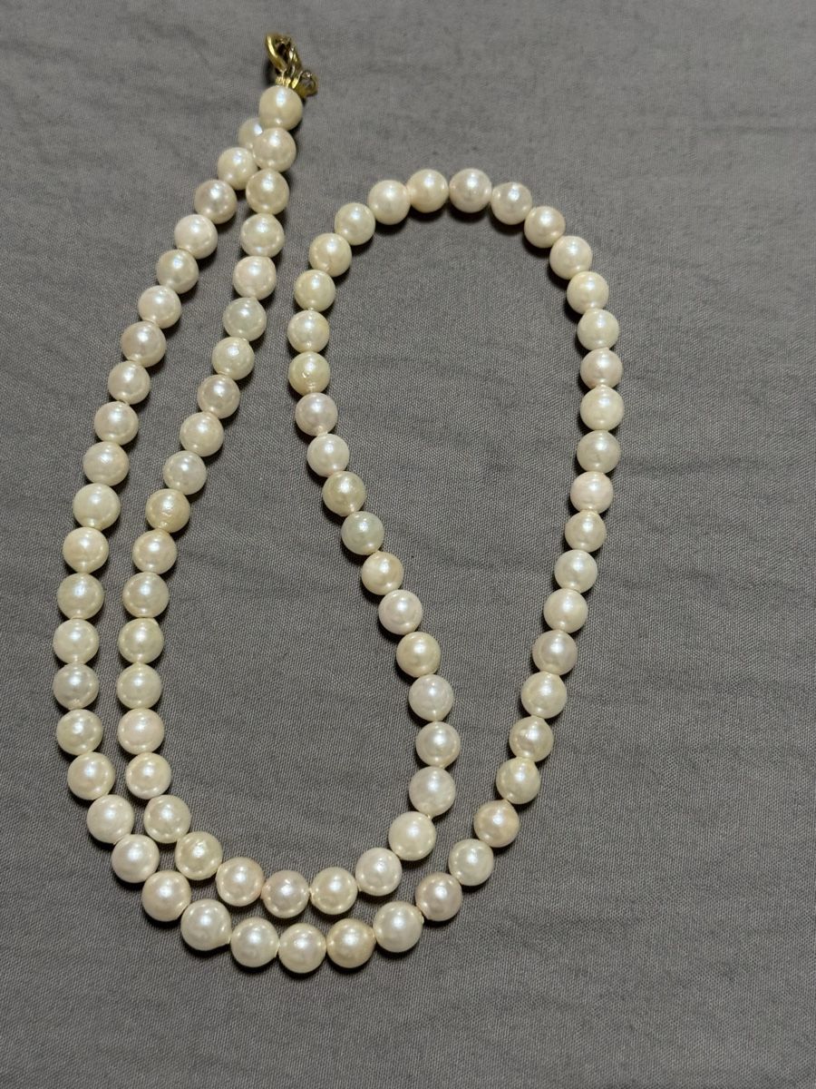 Perles (synthétiques): Kette mit Perlen Akoya  – D'occasion à Oberhof par RealStone 7