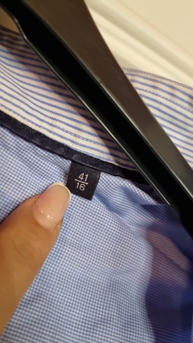 Tommy Hilfiger Camicie: Tommy Hilfiger Herrenhemd Gr. 41/16 Fitted – Usato da Wald ZH venduto da CapLux 2