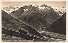 Samedan GR Muottas Muragl Bahn und Piz Bernina