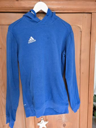 Adidas Hoodie blau Grösse M