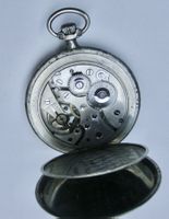 Taschenuhr "Metoda De Luxe" Stahl, Nickel?