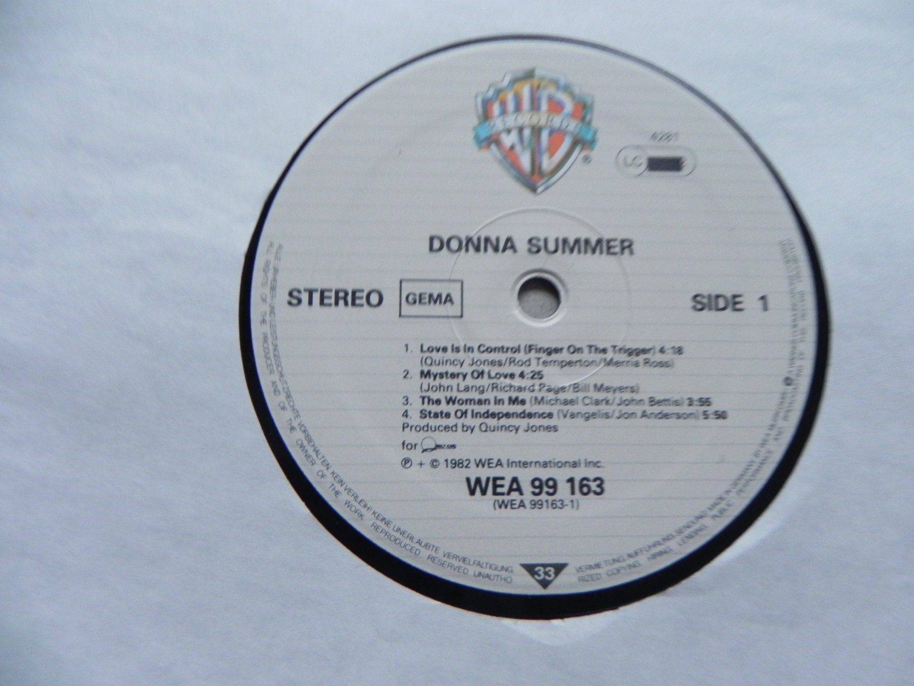 Dischi in vinile: LP USA Soul Disco Donna Summer 1982 – Usato da Siebnen venduto da krimsie 4