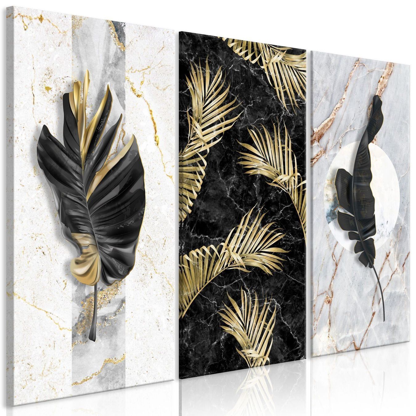 Foto & Immagini: XL Wandbild modern Gold/Schwarz – Nuovo e nell'imballaggio originale da Bern venduto da Miraitrading