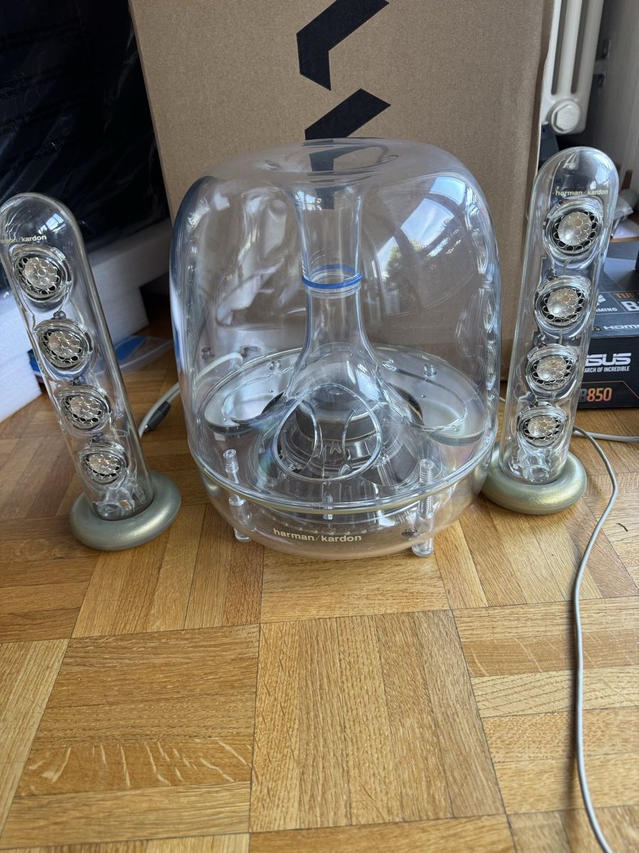 Harman-Kardon Casse acustiche: Harmann kardon soundsticks enceinte transparente – Usato da Nyon venduto da loris305