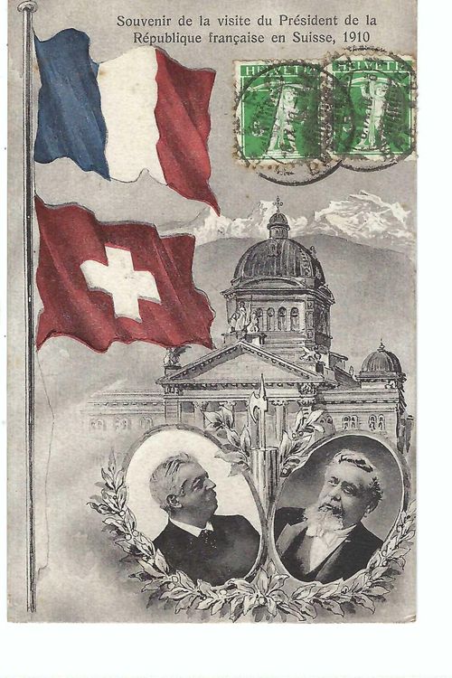 VISITE Président de la Réublique française en Suisse 1910 Kaufen auf