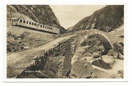 Schöllenen (UR) Zahnrad-Bahn nach Andermatt  Reussschlucht