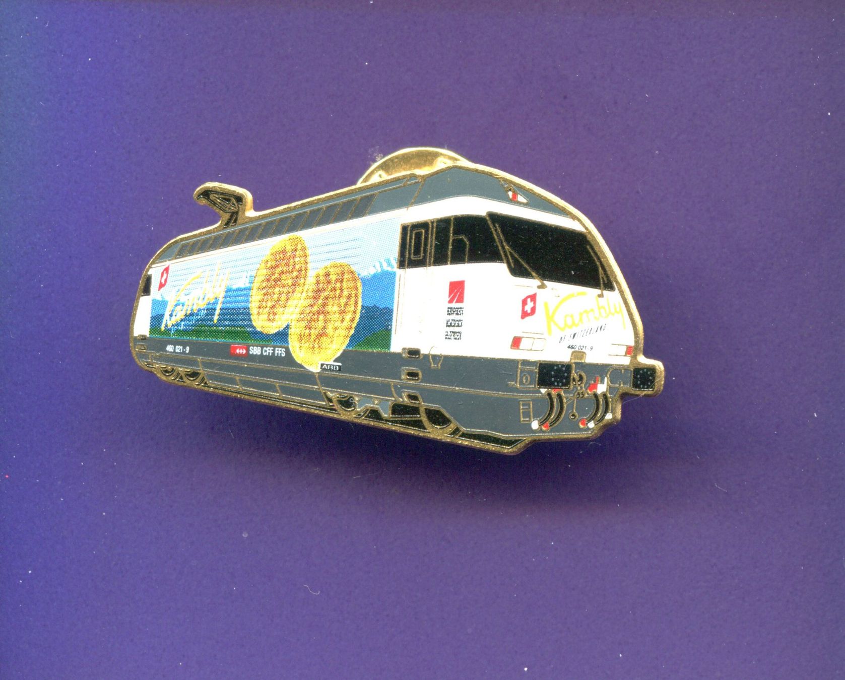 SBB/CFF/FFS Placchette & Badge: Schmid-Müller  Re 460  " Kambly "  Lim.500 – Usato da Winterthur venduto da Sammleroase
