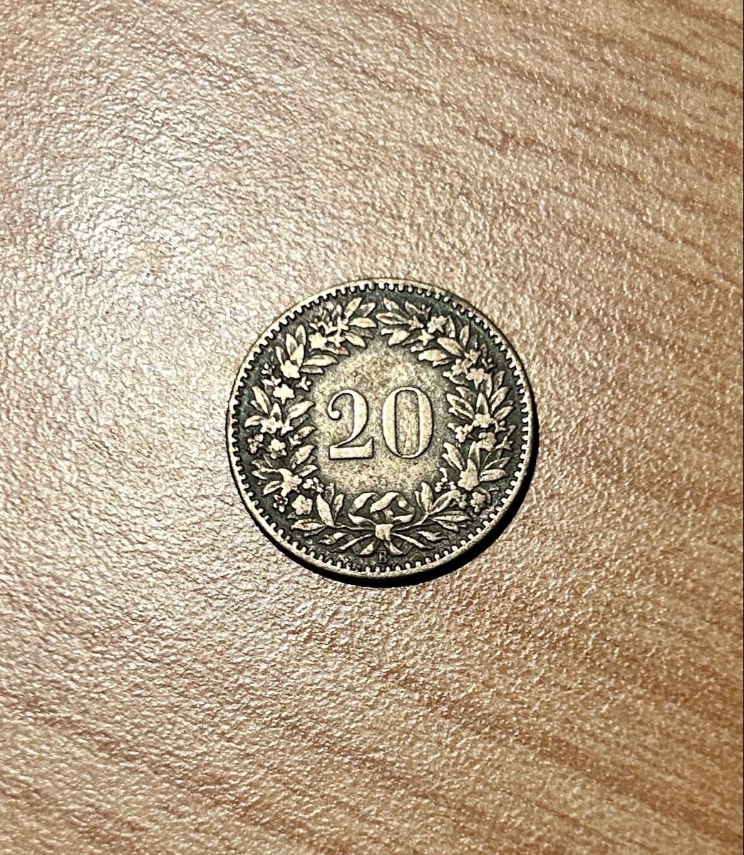Tutti le monete: 20 Rappen / centimes suisses 1859 – Usato da St-Maurice venduto da SPEKER 1