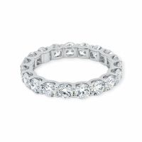 Alliance-Ring 14k Weissgold Labor Diamanten 3,30ct