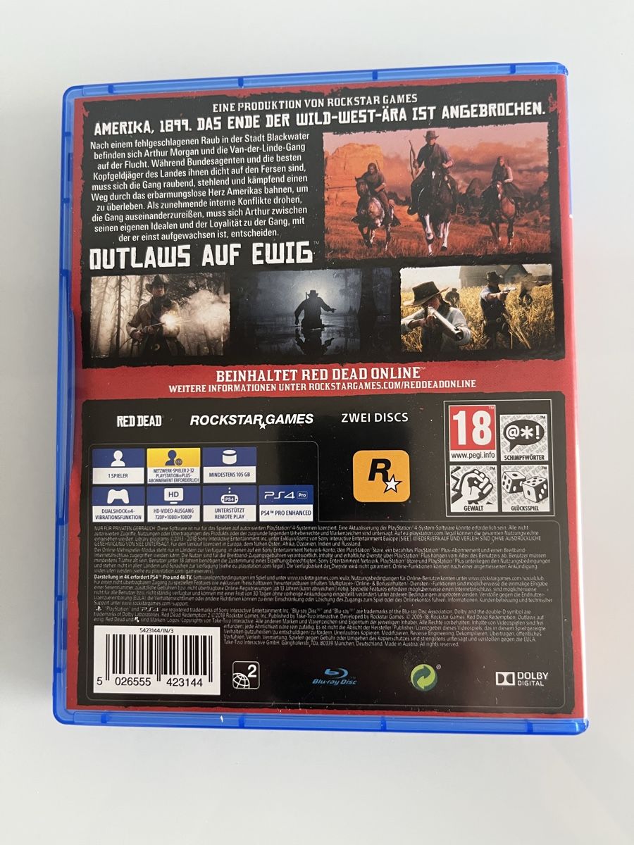Spiele: Red Dead Redemption 2 / Playstation 4 – Neu (gemäss Beschreibung) aus Volketswil von asc_yp5h 1