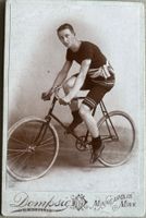Amerikanische Kabinettfoto, Radsport, Radfahrer, 1896 , RAR