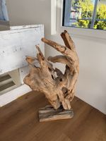 Einzigartige Treibholz Skulptur, Naturkunst, Holzobjekt