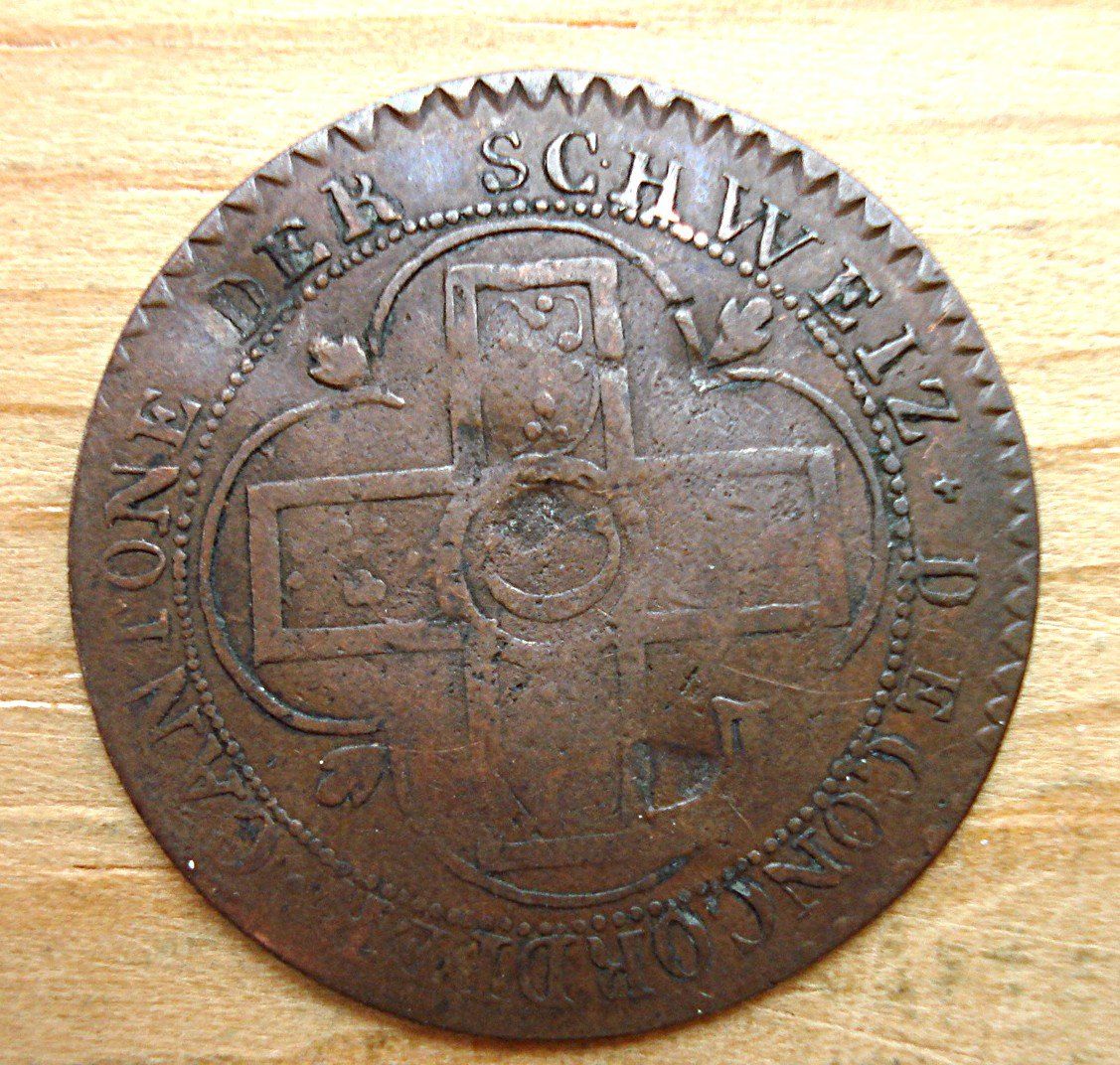 Tutti le monete: (D3) Aargau Batzen 1826 – Usato da Erlach venduto da Net-Coins