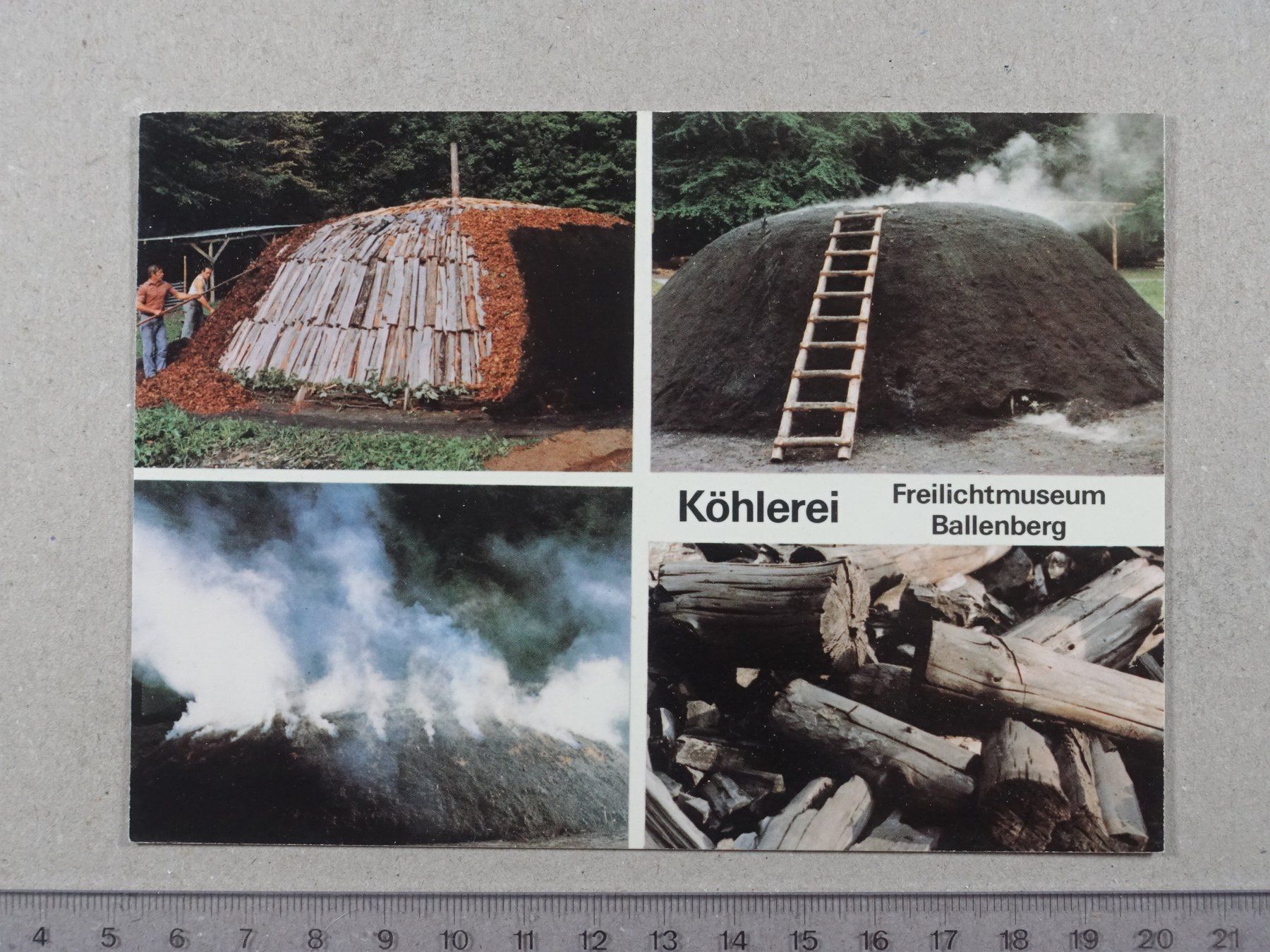 Cartoline postali: Ballenberg, Freilichtmuseum, Köhlerei – Usato da Lenzburg venduto da fh1