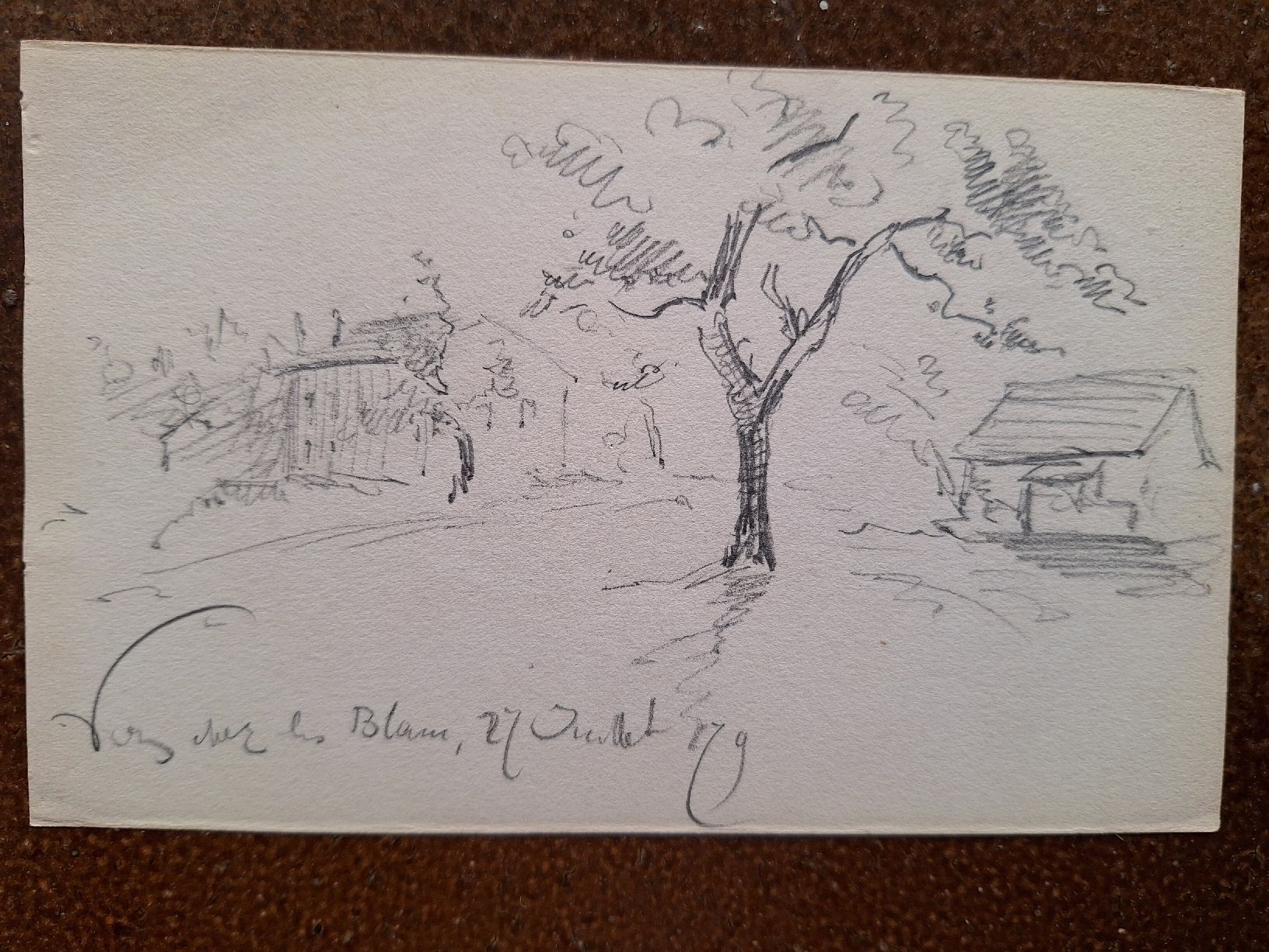 Dipinti: VERS CHEZ LES BLANC 1879 – Usato da Bevaix venduto da bohrap 4