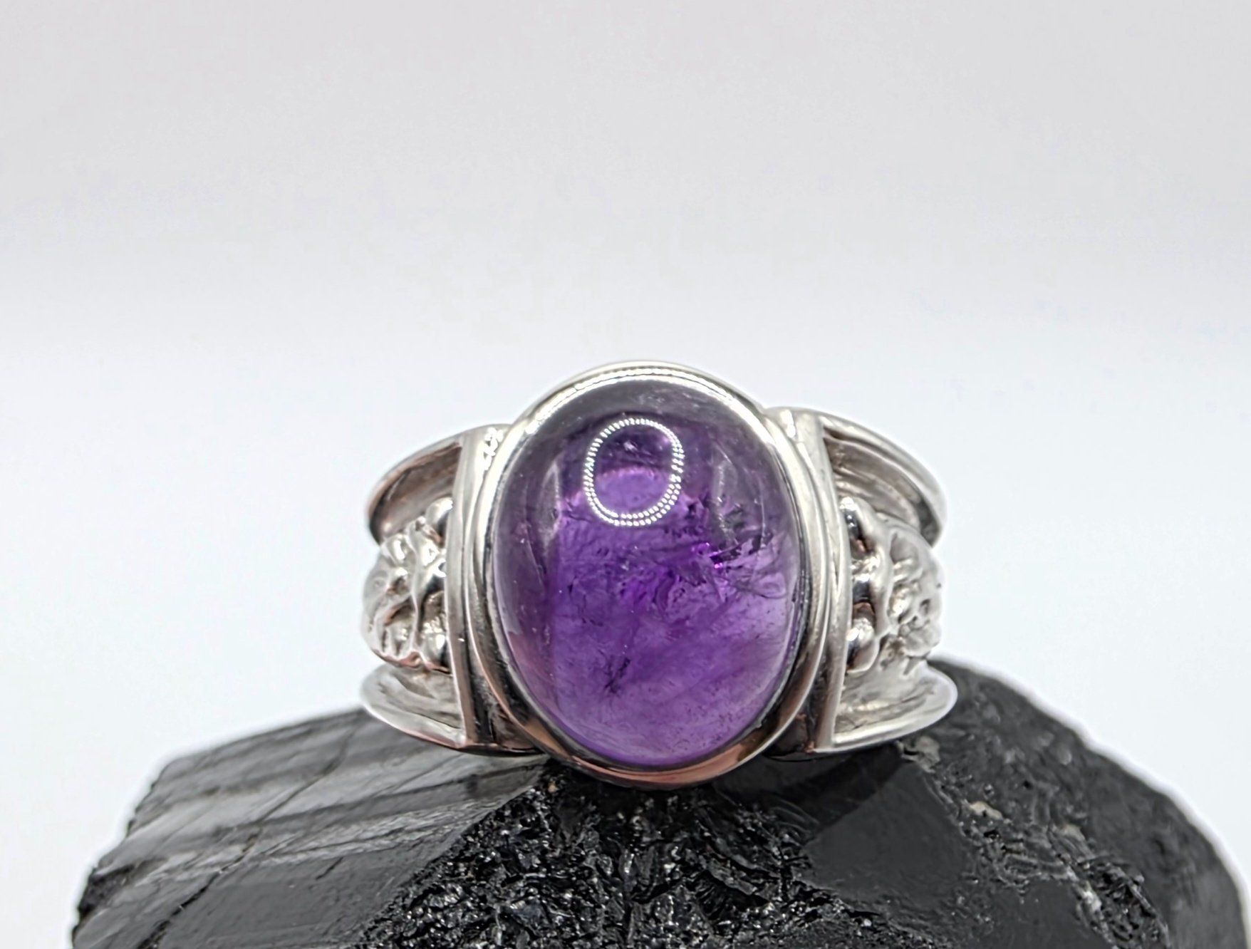 Anelli: Wunderschöner Silberring mit Amethyst Grösse 60 – Nuovo (secondo la descrizione) da Füllinsdorf venduto da Faulan_6