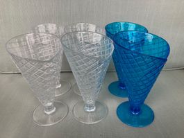 Glacen Behälter - Coupe Becher  - 6 Stück