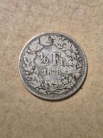 1/2 Franken / 50 Rappen 1878 - selten - Kat. Fr. 60.--!