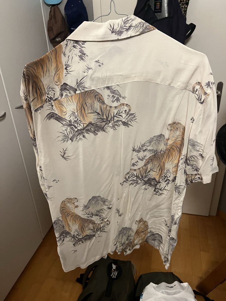 Allsaints Camicie: All Saints Shirt White Tiger – Usato da Villars-Ste-Croix venduto da Maaaat 1