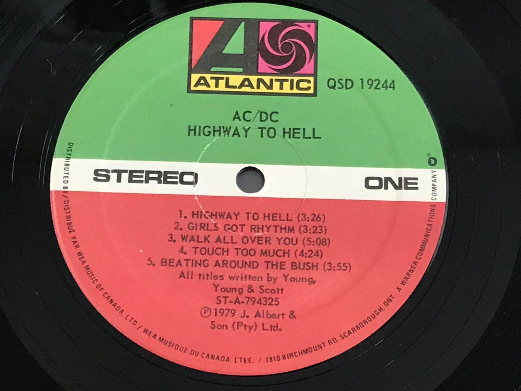 Schallplatten: AC/DC - Highway to Hell - 1979 CND – Gebraucht aus Buchs AG von Archie 2