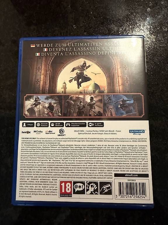 Creed Jeux: ASSASSIN'S CREED MIRAGE (PS5) – D'occasion à Buchrain par nic_sp69 1