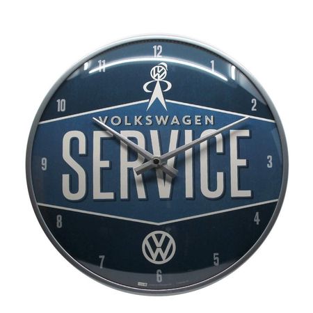 VW Service Wanduhr
