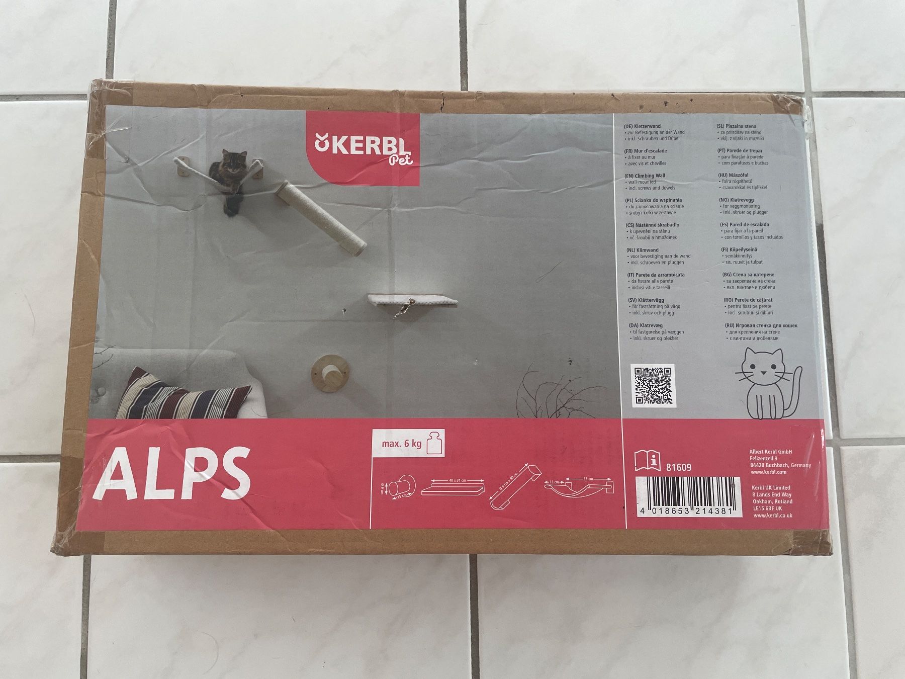 Pareti & prese d'arrampicata: Kerbl Pet Katzen Kletterwand Alps – Nuovo e nell'imballaggio originale da Lupfig venduto da T765RS 3