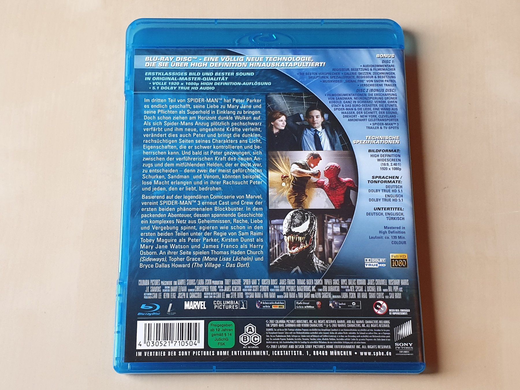 Alle DVDs: Spider-Man 3 – Gebraucht aus Stansstad von collectorsshop 1