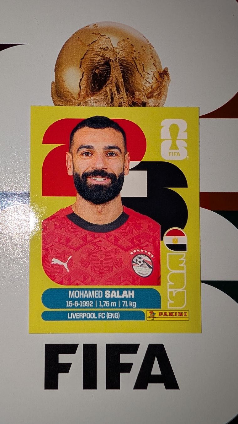 Panini Carte collezionabili: Mohamed Salah EGY17 – Nuovo e nell'imballaggio originale da Zürich venduto da iva_tfq5