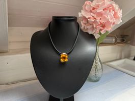 Schöne Kette 925 mit Citrin
