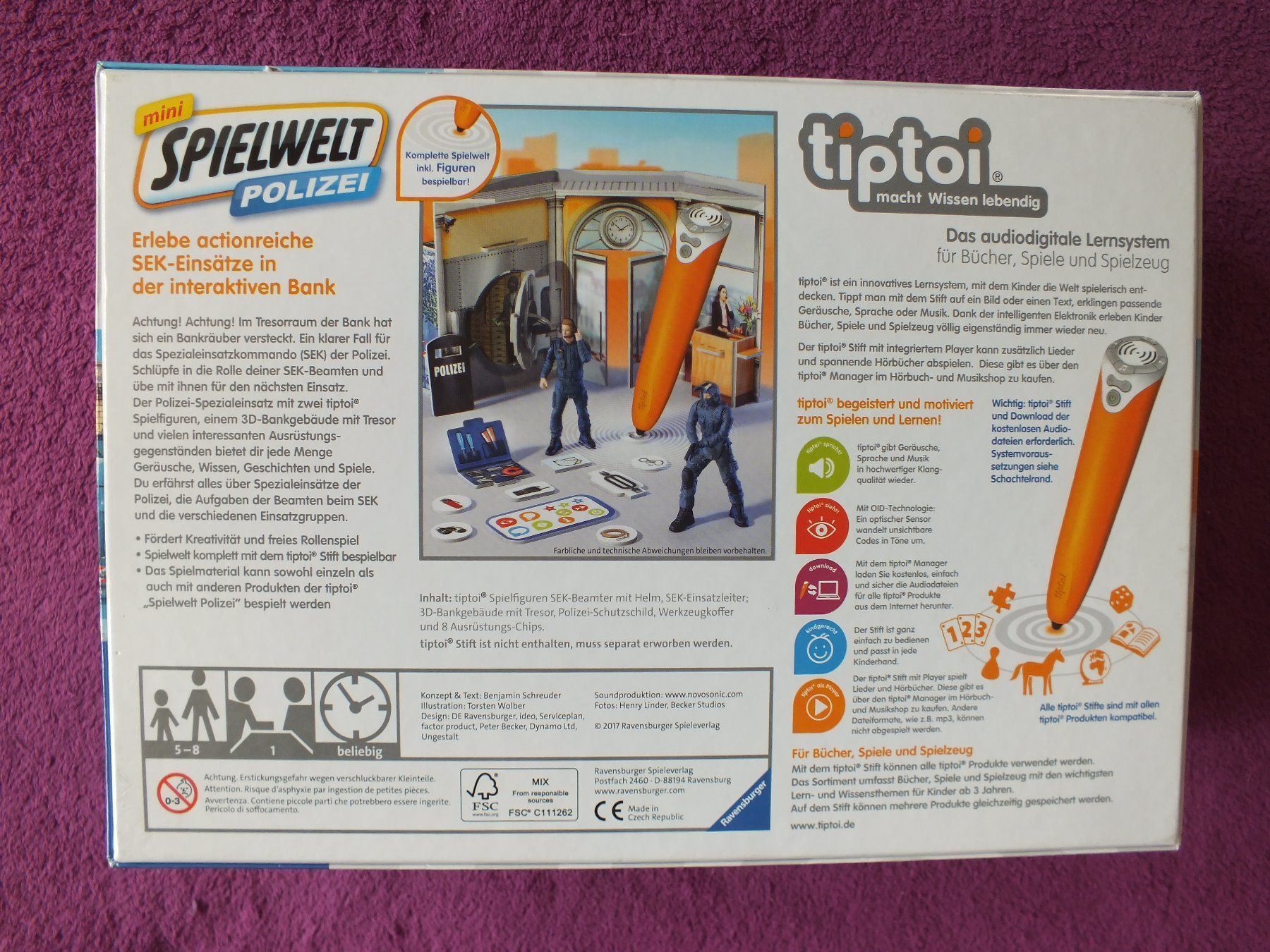 Ravensburger Giochi: tiptoi - mini Spielwelt Polizei – Usato da Müllheim Dorf venduto da Seeeule01 7