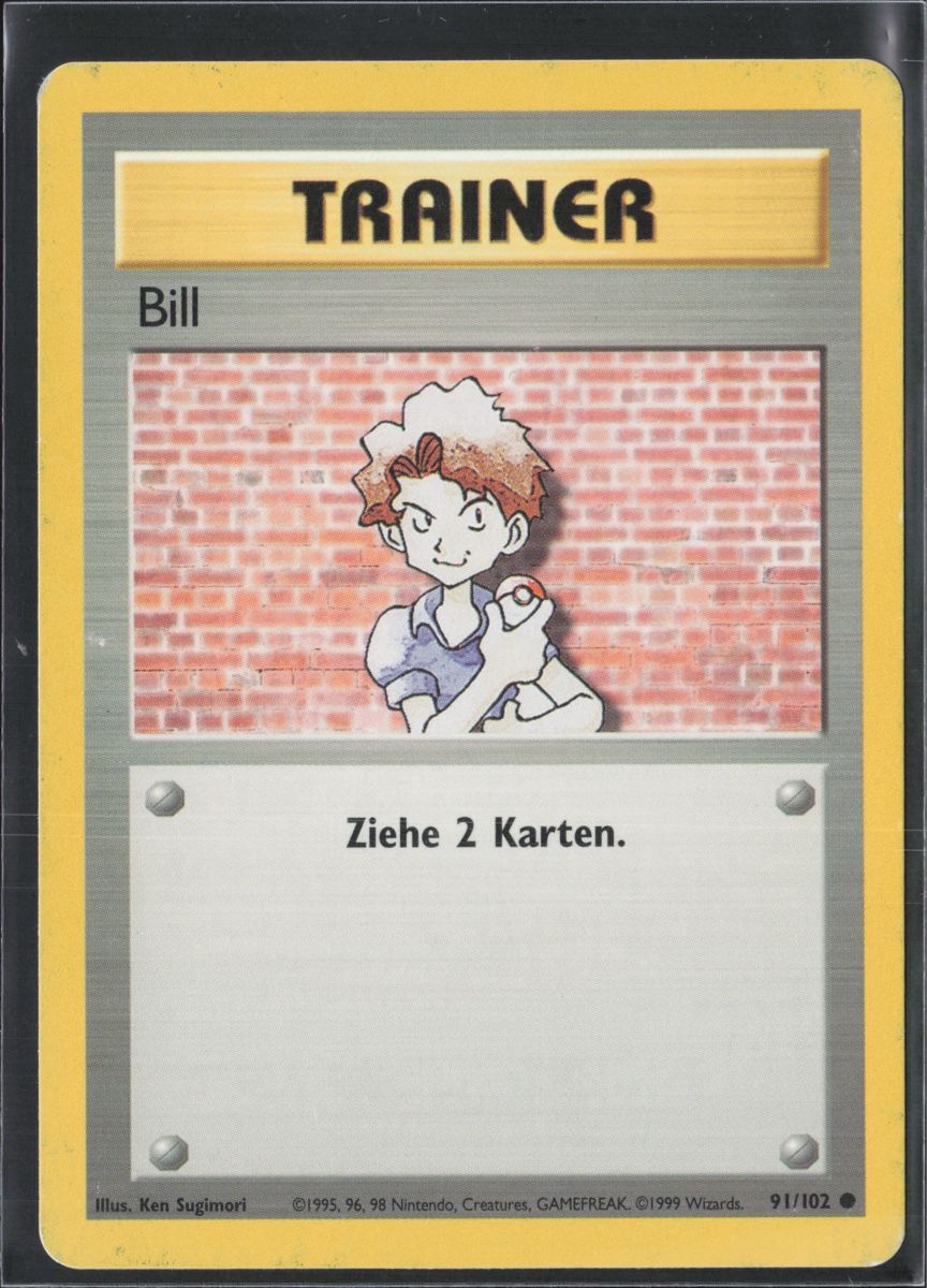 Pokémon Sammelbilder & Trading cards: POKÉMON / Bill / Base Set 🇩🇪 – Gebraucht aus Herzogenbuchsee von TCG-HQ