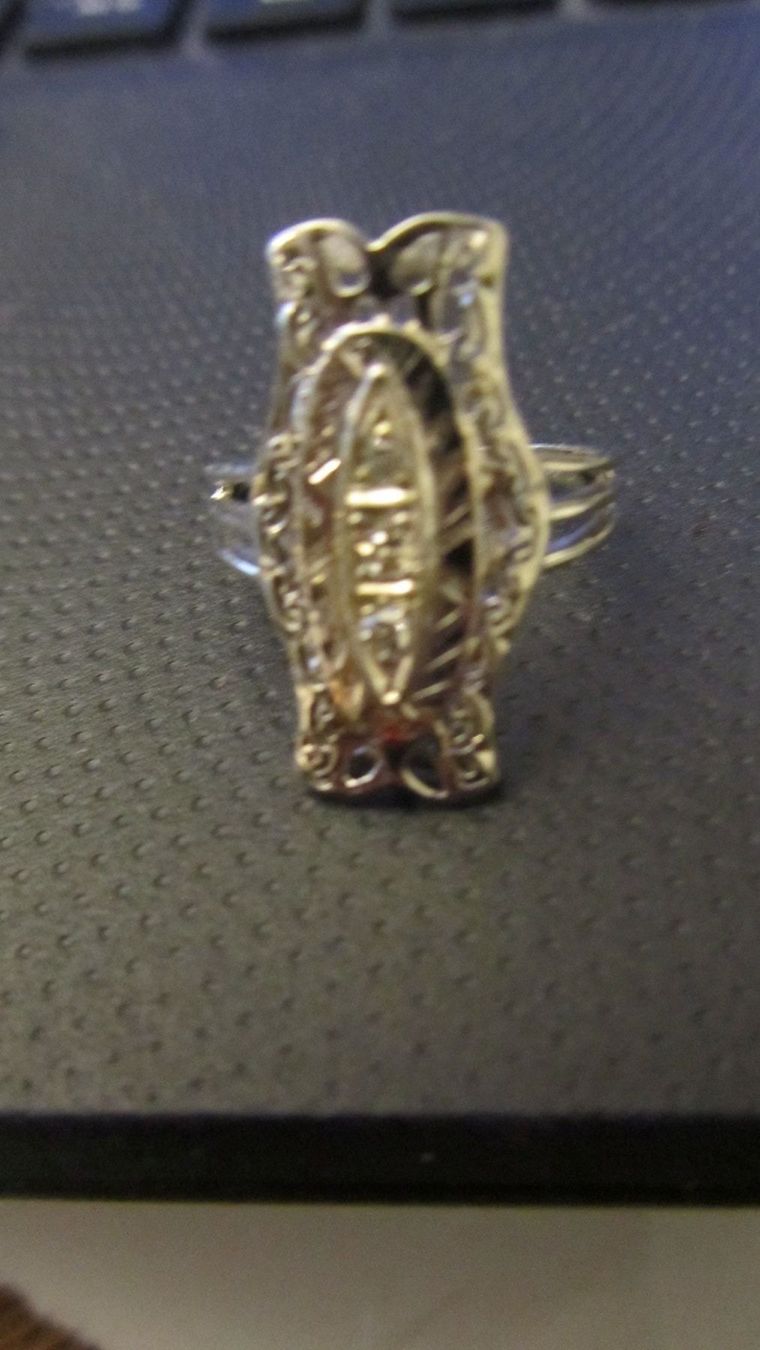 Anelli: Art Deco Ring mit Diamanten – Usato da Bischofszell venduto da Joachim-115 1