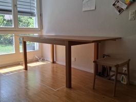 Esstisch ausziehbar Holz furniert