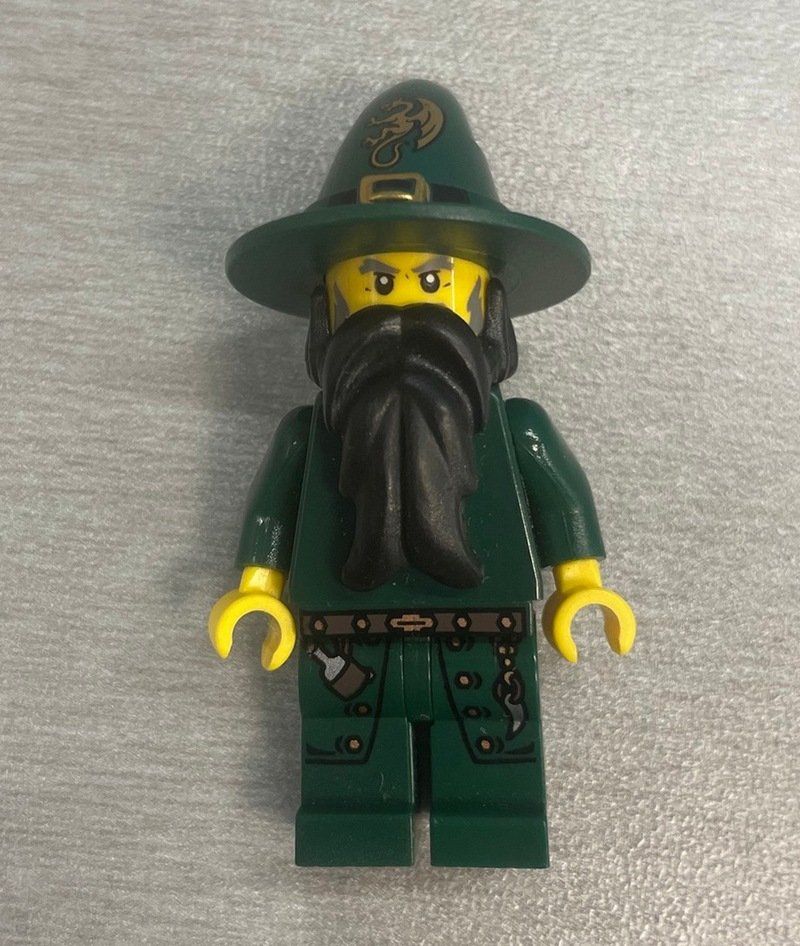 Lego Statuette: Lego Minifigur Zauberer - Wizard - aus Kingdom – Usato da Sirnach venduto da sagrotin