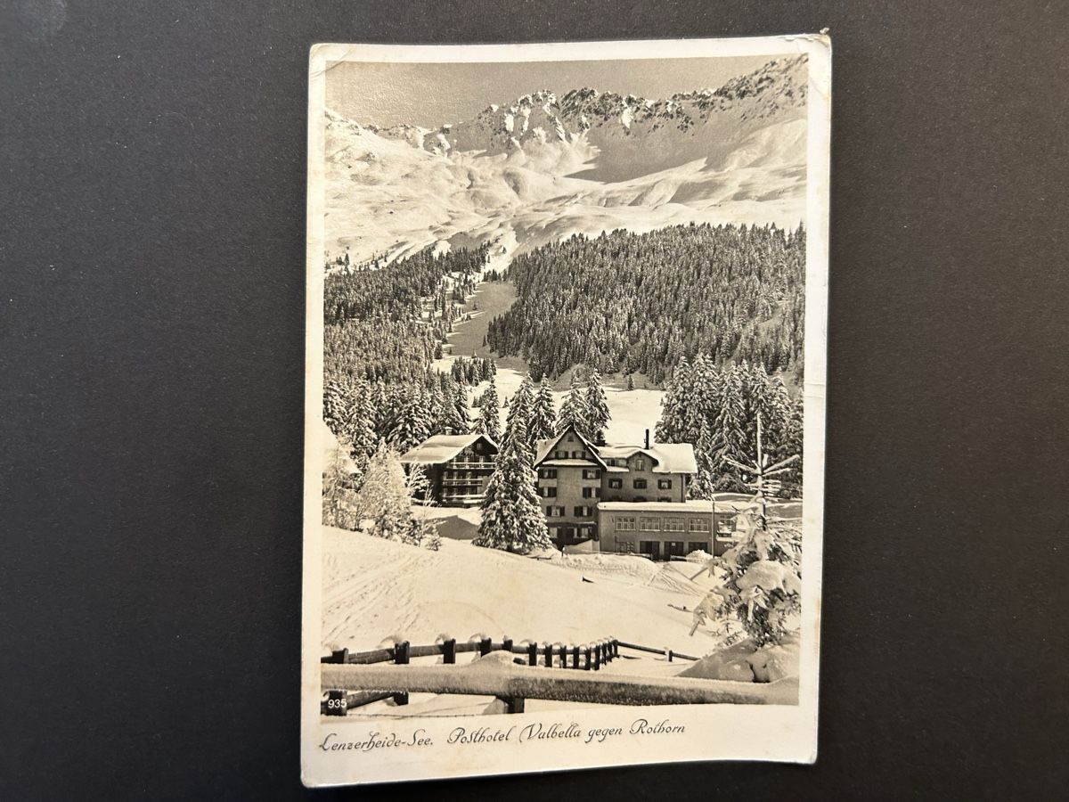 Ansichtskarten: Lenzerheide Posthotel – Gebraucht aus Fanas von Alessio11