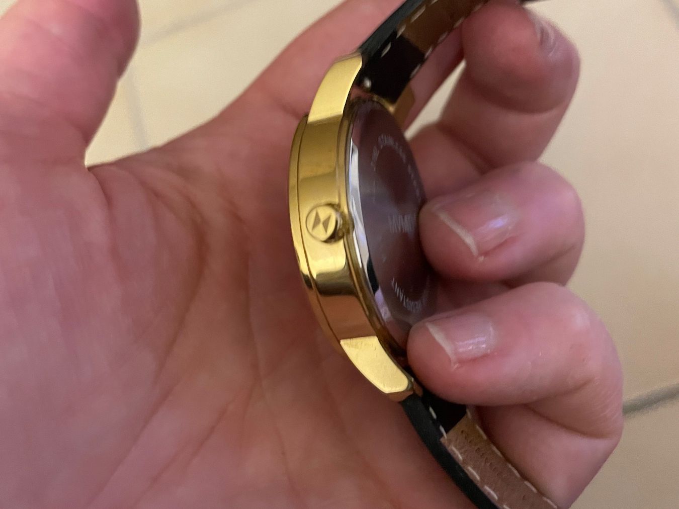 Orologi: MVMT Gold/Black Leather | 38MM – Usato da Nyon venduto da Alex017 3