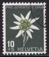 Pro Juventute SBK-Nr. 110 (Edelweiss 1944) gestempelt