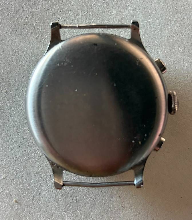 Eberhard & Co. Orologi: 1940s Eberhard Monopusher,  40mm enamel dial, pre extra fort – Usato da Pregassona venduto da camus84 1