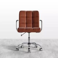 Nordina Home Futura Bürostuhl Braun Chrom – NEU