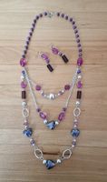 ❣️MODESCHMUCK, KETTE, OHRHÄNGER, WIE NEU! HERZEN