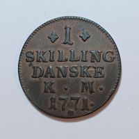 1 Skilling 1771 Dänemark