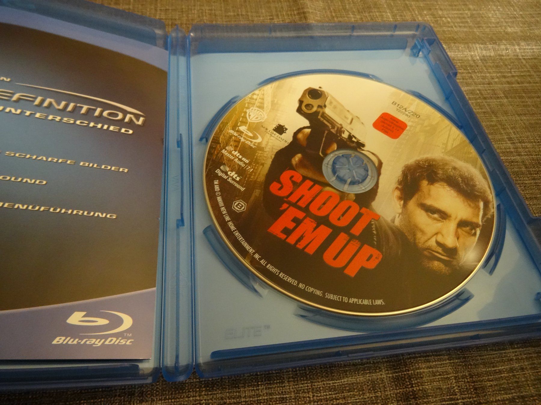 Tutti i DVDs: Shoot'em Up - Blu-ray Action – Usato da Olten venduto da Disc-Verkauf 1